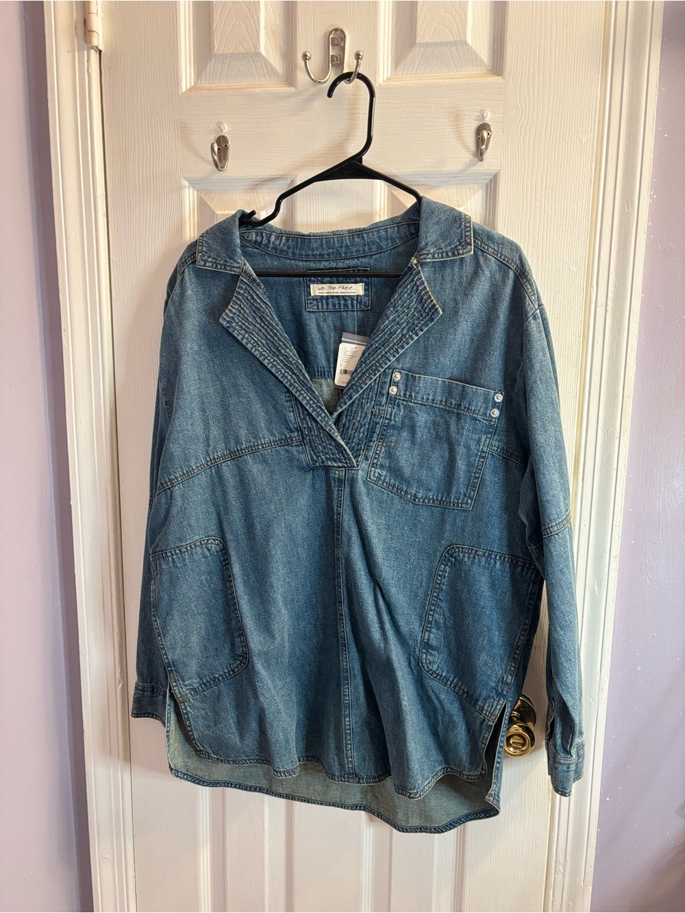 We The Free Oversized Denim Shirt